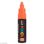 Marqueur posca pc-7m orange foncé pointe large conique