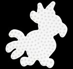 Plaque perroquet pour perles standard (Ø5 mm)