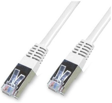 Câble/Cordon réseau RJ45 Catégorie 6 FTP (F/UTP) Droit 30m (Blanc)