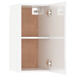 vidaXL Ensemble de meubles TV 7 Pièces Blanc brillant Bois d'ingénierie