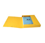 Boite De Classement Exabox Dos 40mm Carte Lustrée Scotten - A4 - Jaune - X 10 - Exacompta