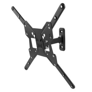 One For All Support mural TV pivotant 13"-65" Noir