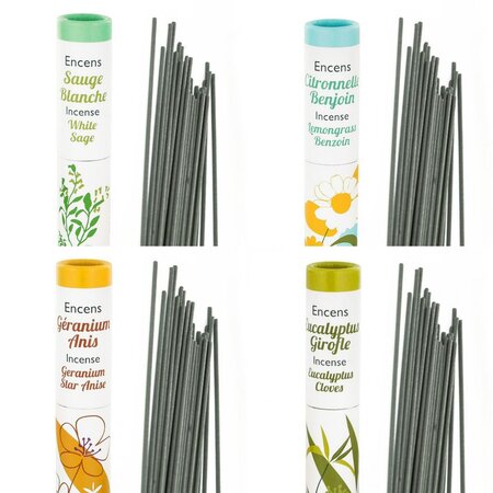 Coffret encens japonais spécial Energie - 4 x 30 bâtonnets
