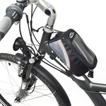 Tectake Étui a vélo pour Smartphone pour cadre de vélo, Imperméable - 18 x 8,5 x 8,5 cm