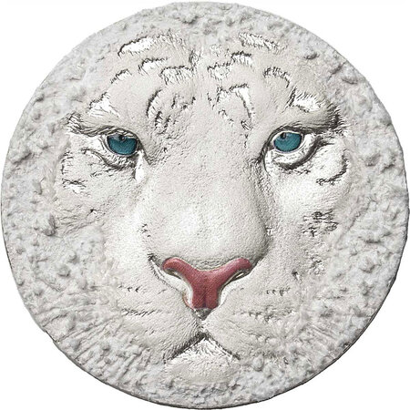 Pièce de monnaie en Argent 5 Dollars g 93.3 (3 oz) Millésime 2022 Winter Hunters WHITE TIGER