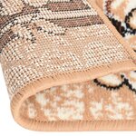 vidaXL Tapis BCF Beige 100x250 cm