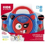 Bigben interactive my billy lecteur cd portable bleu  rouge