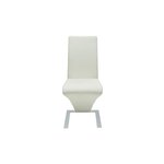 vidaXL Chaises à manger lot de 4 blanc similicuir
