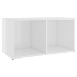 vidaXL Meubles TV 2 Pièces Blanc brillant 72x35x36 5 cm Aggloméré