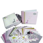 Coffret de naissance Scrapbooking - Fille