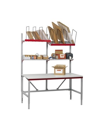 (1 POSTE D'EMBALLAGE MODULABLE) POSTE D'EMBALLAGE MODULABLE 2000 X 800 X 690-960 mm