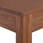 vidaXL Table basse 110x60x40 cm Bois de teck massif