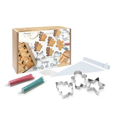 Kit pour faire ses biscuits de Noël