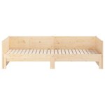 vidaXL Lit coulissant Bois de pin solide 2x(80x200) cm