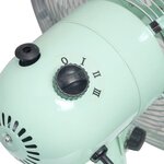 Bestron ventilateur de bureau rétro dft35m 35 cm 35w vert menthe