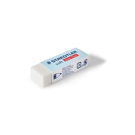 STAEDTLER Gomme plastique soft S20, blanc