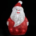 vidaXL Set de figurines de Noël LED 3Pièces Acrylique Intérieur/extérieur