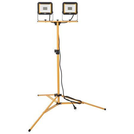 Brennenstuhl projecteur dual à led à trépied jaro 2x30 w