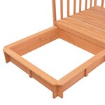 vidaXL Maison de jeu d'enfants et bac à sable Bois de sapin Bleu UV50