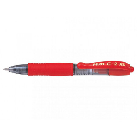 Stylo g-2 pixie roller encre gel pointe moyenne rouge pilot