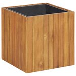 vidaXL Lit surélevé de jardin 43 5x43 5x44 cm Bois massif d'acacia