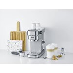 SEVERIN 5994 cafetiere Expresso Espresa -  1350W - 15 bars - 1,1L - chauffe rapide (40 sec.) inox brossé/noir