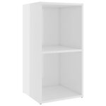 vidaXL Meubles TV 2 Pièces Blanc brillant 72x35x36 5 cm Aggloméré
