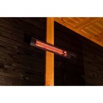 Sunred Chauffage mural Royal Diamond Dark 1500 W Carbone Noir