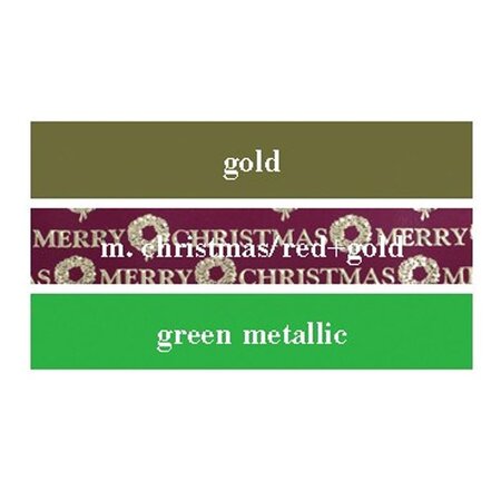 3 feuilles de cire pour décoration de bougie 13 x 24 cm - Couleurs de Noël