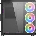 XIGMATEK BOITIER PC Aquarius Plus - Moyen Tour - RGB - Noir - Verre trempé - Format ATX (EN43354)