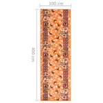 vidaXL Tapis BCF Terre cuite 100x400 cm