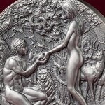 Pièce de monnaie en Argent 2000 Francs g 62.2 (2 oz) Millésime 2023 Bible Stories GARDEN OF EDEN