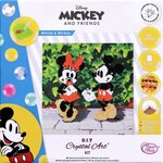Tableau à diamanter disney 30x30 cm mickey