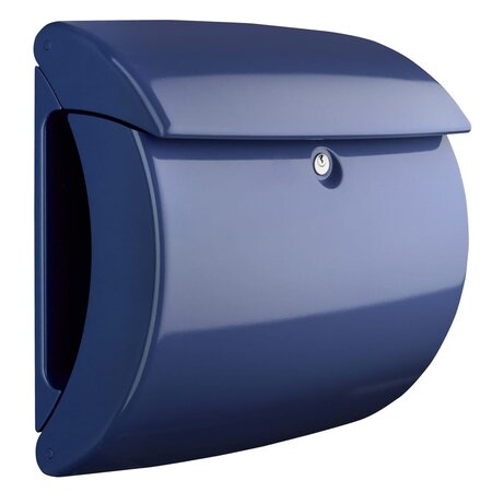 Burg-wächter boîte aux lettres piano 886 mb plastique bleu marine