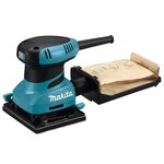 Makita ponceuse orbitale 200 w bleu et noir