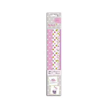 100 Bandes de Quilling de 50 cm Violet - Grenadine