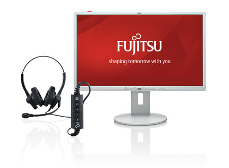 Fujitsu displays b22-8 we 55 9 cm (22") 1680 x 1050 pixels wsxga+ led argent