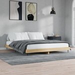 vidaXL Cadre de lit chêne sonoma 120x200 cm bois d'ingénierie