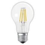 Ledvance lot de 2 ampoules led connectées smart+ bluetooth filament classic 6w=60w e27