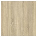 vidaXL Table de chevet Chêne sonoma 30 5x30x30 cm Aggloméré