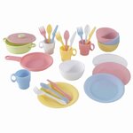 KidKraft Ensemble de jouets de vaisselle 27 Pièces Pastel 63027