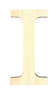 Alphabet en bois 11 5cm Lettre I