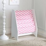 KidKraft Bibliothèque à élingues pour enfants Rose et blanc
