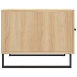 vidaXL Table basse Chêne sonoma 50x50x40 cm Bois d'ingénierie