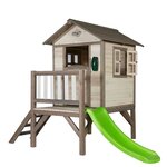 Sunny maison pour enfants lodge xl avec toboggan c050.002.00