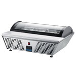 Vitrine froide à ingrédients self service - polar - r600a - inox67 767x612x328mm