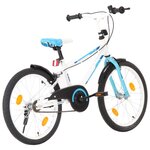 vidaXL Vélo pour enfants 20 pouces Bleu et blanc