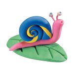 Pain de 350 g de pâte à modeler GIOTTO PATPLUME marron