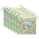 vidaXL Chaises pliables de jardin avec coussins 6 Pièces Bois de teck