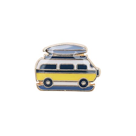 Pin's - Bus - Bon voyage - 28 x 27 mm